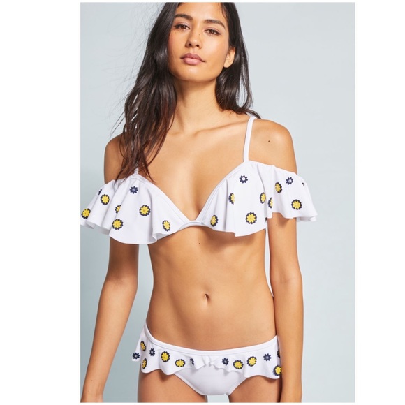 Anthropologie Other - Anthropologie Allihop Embroidered Bikini Bottoms